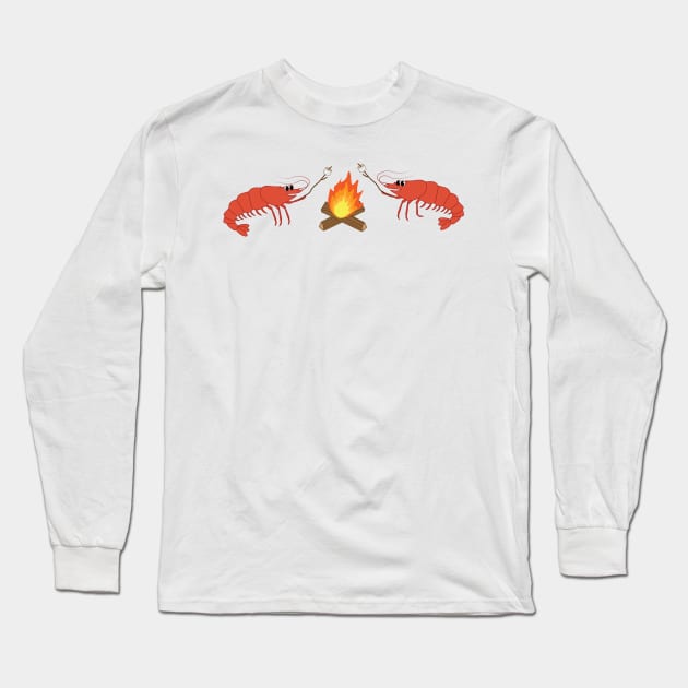 Shrimp Scampi Long Sleeve T-Shirt by natees33